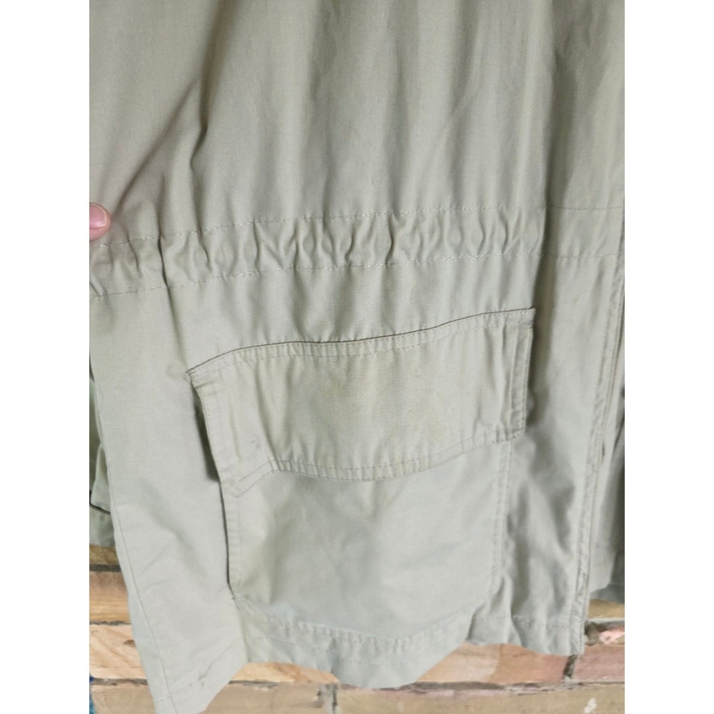 Pacific Trail Womens Khaki Tan Full Zip Lightweight Utility Jacket Size L 030210 - Picture 7 of 10